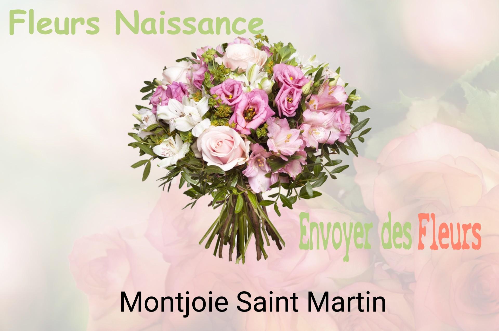 Bouquet de fleurs de naissance livré à Montjoie-Saint-Martin